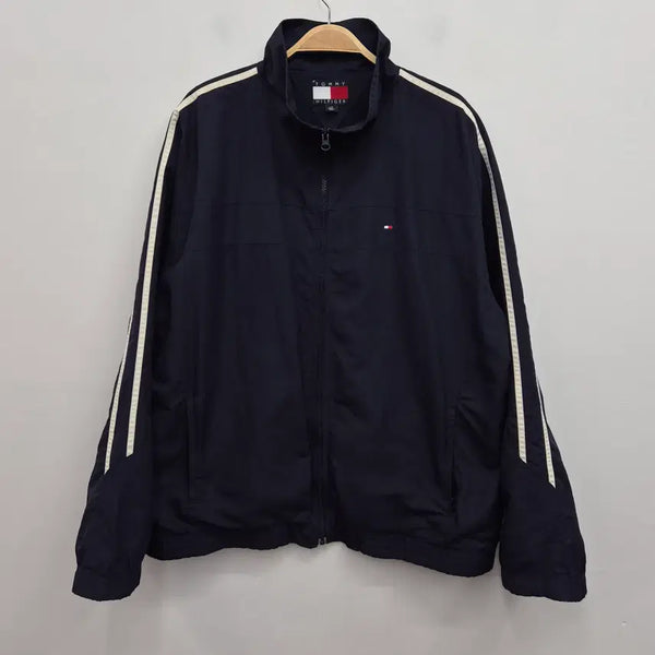 [BUNJANG] Tommy Hilfiger Men's Navy Windbreaker Jacket Size L/100 / 타미힐피거 남성 바람막이 자켓 100사이즈