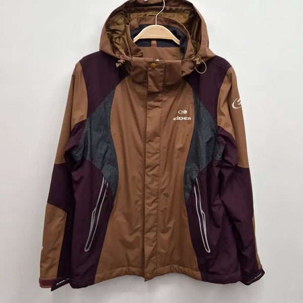[BUNJANG] Eider Women's Windbreaker - Brown Beige, Size 100 / 아이더 여성 바람막이 100사이즈