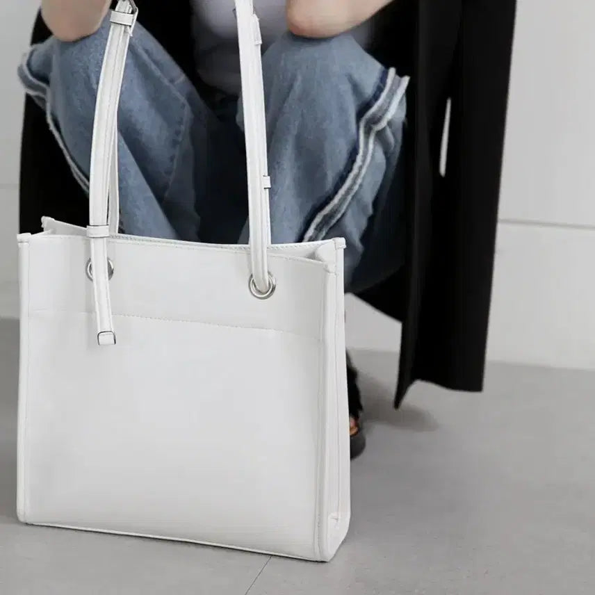 [BUNJANG] LNOY Maro Bag Shoulder Bag (White) / 엘노이 마로백 숄더백(화이트)