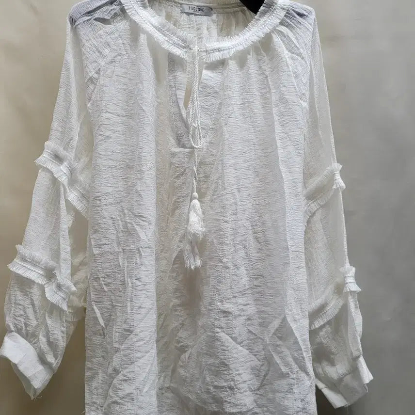 [BUNJANG] L'ecofee White Blouse / L'ecofee 화이트 블라우스