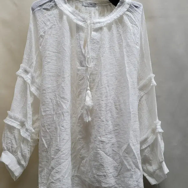 [BUNJANG] L'ecofee White Blouse / L'ecofee 화이트 블라우스