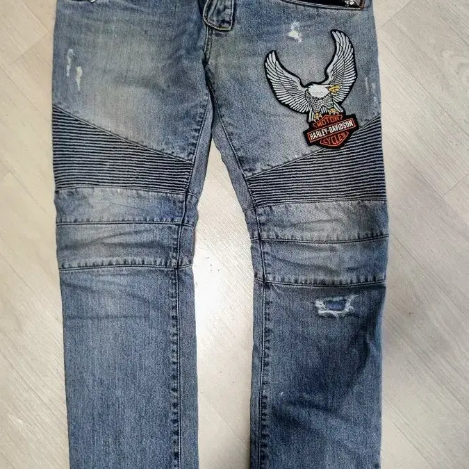 [BUNJANG] Balmain Kids Riding Jeans (2 Pairs) / 발망 키즈 라이딩진 2점 정리