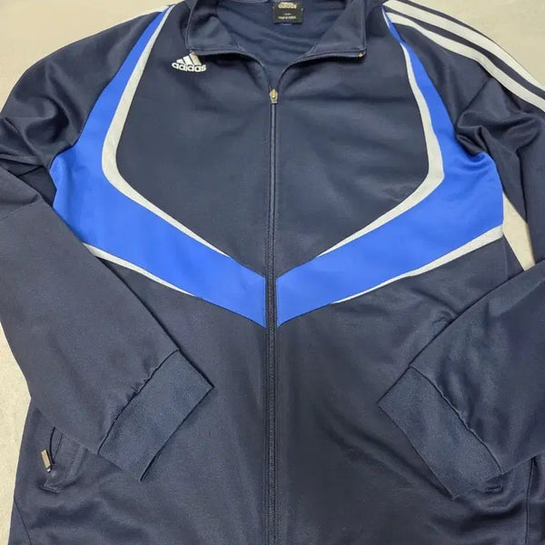 [BUNJANG] Adidas Big Size Three-Stripes Jersey Track Top / 아디다스 빅사이즈 삼선 저지 트랙탑