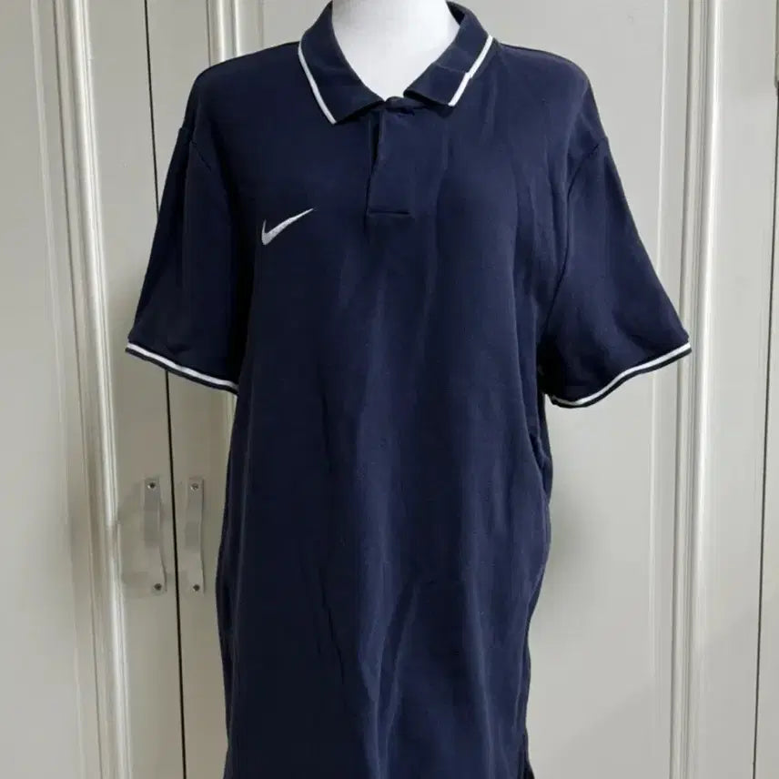 [BUNJANG] Nike Navy Collared T-Shirt / 나이키 네이비 카라티