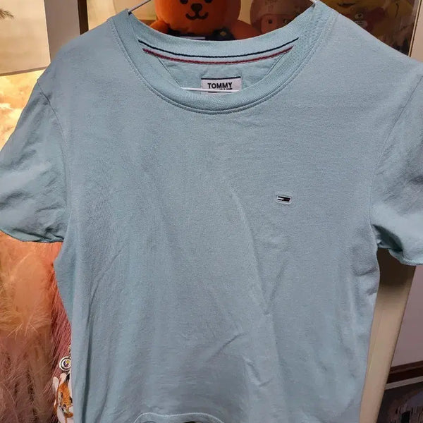 [BUNJANG] Tommy Hilfiger Mint Short Sleeve T-Shirt / 타미힐피거 반팔티 민트