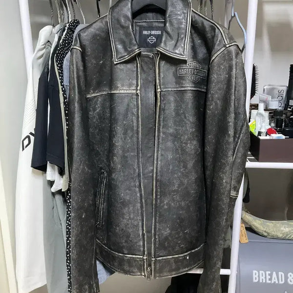 [BUNJANG] Harley-Davidson Rider Leather Jacket / 할리데이비슨 라이더 가죽 자켓