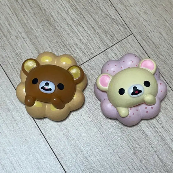 [BUNJANG] Rilakkuma Donut Magnet Figure Gacha Bundle Set / (일괄)리락쿠마 도넛 마그넷 자석 피규어 가챠