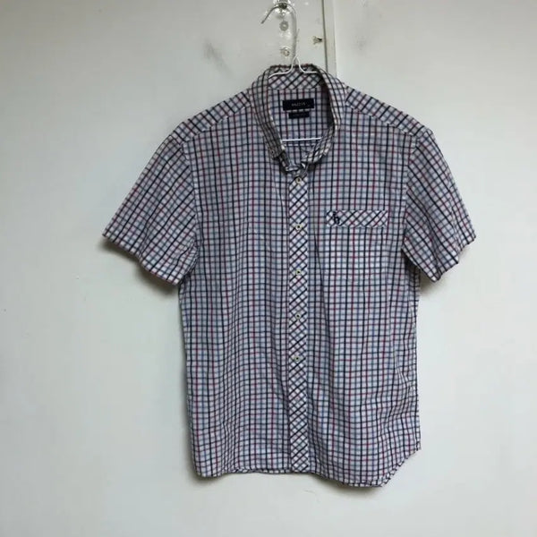 [BUNJANG] Hazzys Men's Short Sleeve Shirt / 헤지스 남성 반팔 셔츠 100L@9926