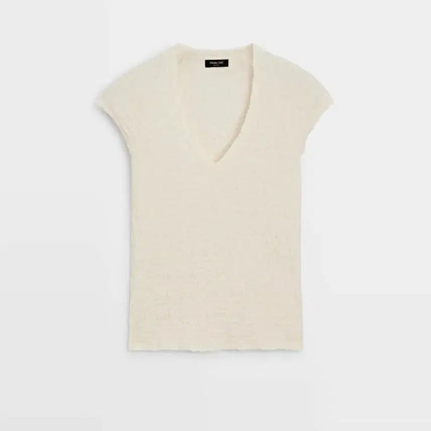 [BUNJANG] Massimo Dutti Textured V-Neck T-Shirt / 마시모두띠 텍스처 브이넥 티셔츠