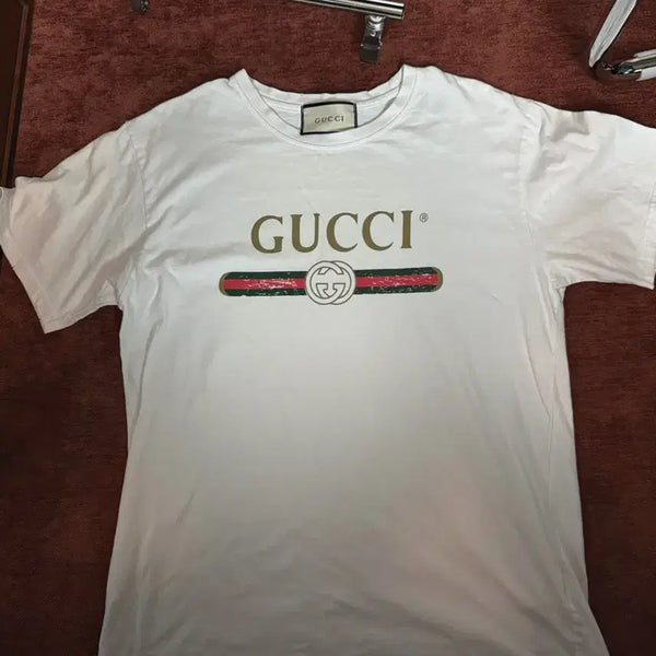 [BUNJANG] Gucci Logo T-Shirt - Large / 구찌 로고 티셔츠 L