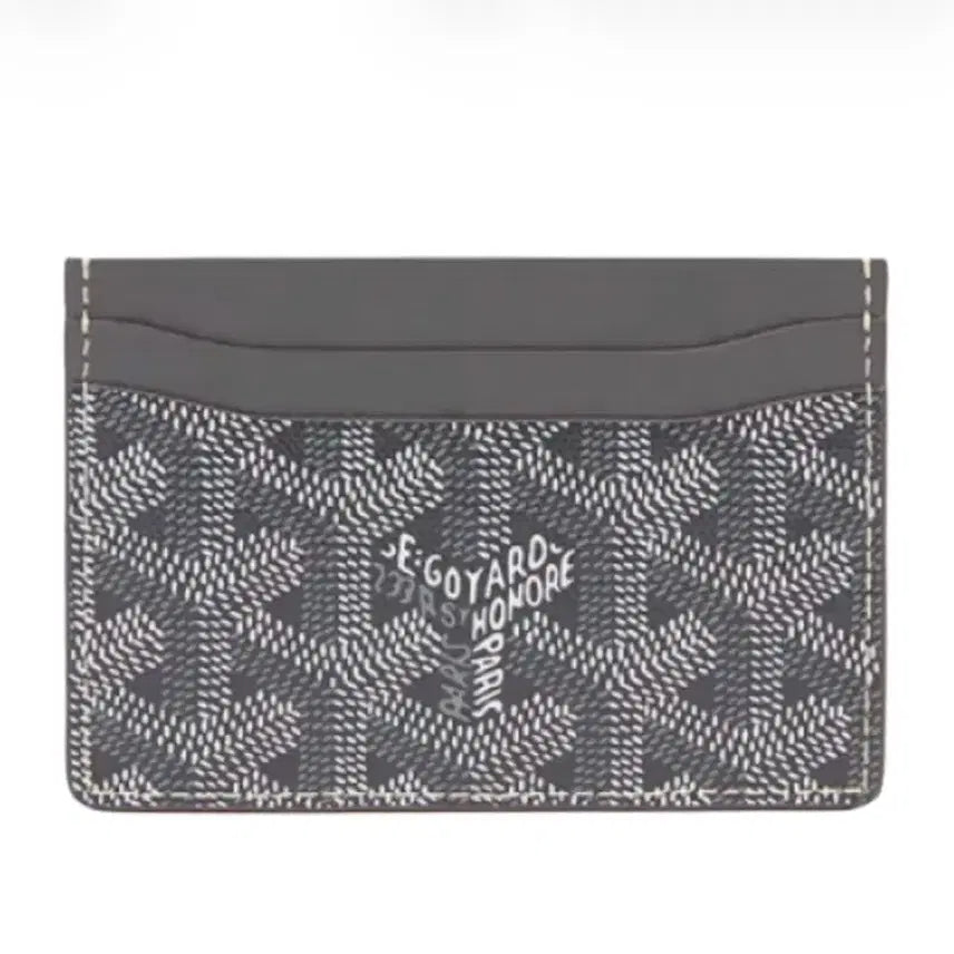 [BUNJANG] Goyard Card Wallet Grey / 고야드 카드 지갑 그레이