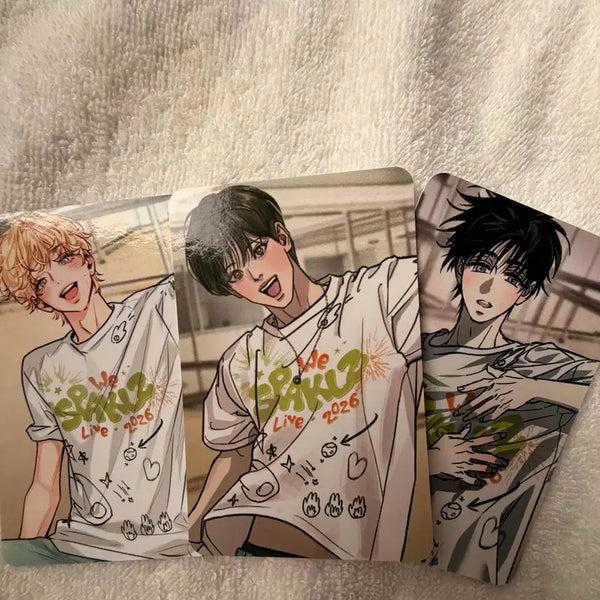 [BUNJANG] Sparkles T-shirt Photocard Bundle Set (Nightfall Elixir Huan R2R) / 스파클즈 티셔츠 포카 포토카드 (야화첩 사환 R2R 일괄)