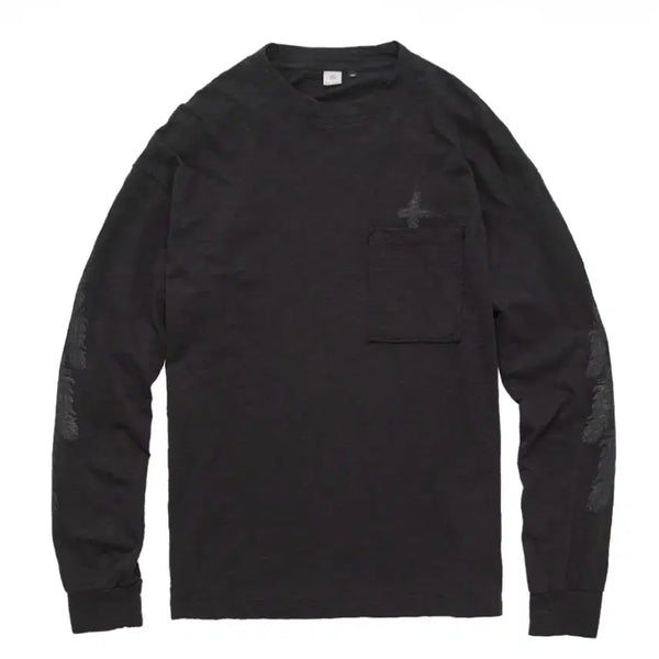 [BUNJANG] Politeu 1011 Feather Long Sleeve Black / 폴리테루 1011 페더 롱 슬리브 블랙