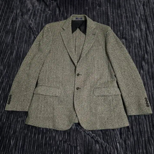 [BUNJANG] Polo Ralph Lauren Herringbone Jacket / 폴로  헤링본 자켓 포르투갈 메이드