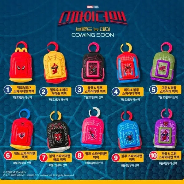 [BUNJANG] Spider-Man Happy Meal Backpack #10 / 스파이더맨 해피밀 10번 판매