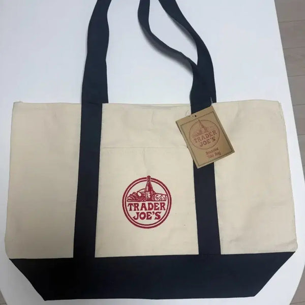 [BUNJANG] Trader Joe's Large Canvas Eco Bag / 트레이더 조스 에코백 캔버스백 라지