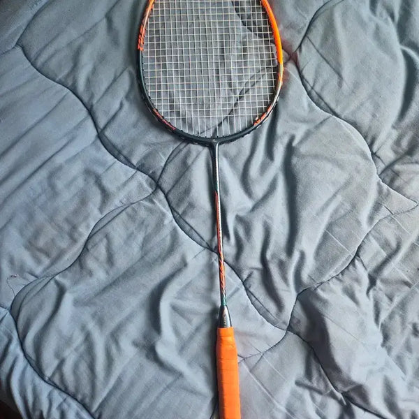 [BUNJANG] Badminton Racket with Orange Grip / 배드민턴 라켓