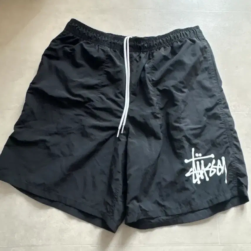 [BUNJANG] Stussy Big Basic Water Shorts Black / 스투시 빅 베이직 워터 쇼츠 블랙