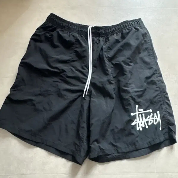 [BUNJANG] Stussy Big Basic Water Shorts Black / 스투시 빅 베이직 워터 쇼츠 블랙