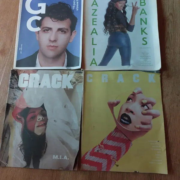 [BUNJANG] Various Magazines Bundle (Crack, Loud and Quiet, Glamcult, Elle, Vogue, Dazed) / 다양한 잡지 8종 (Crack, Loud and