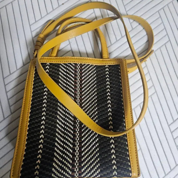 [BUNJANG] Mustard Yellow Hobo Bag Shoulder Bag Crossbody Bag / 호보백 숄더백 여성 크로스백 겨자색
