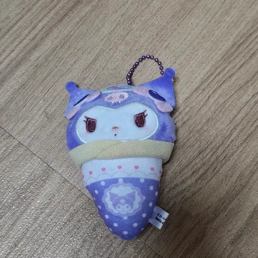 [BUNJANG] Sanrio Kuromi Ice Cream Charm Doll Gacha / 산리오 쿠로미 아이스크림 키링 인형 가챠