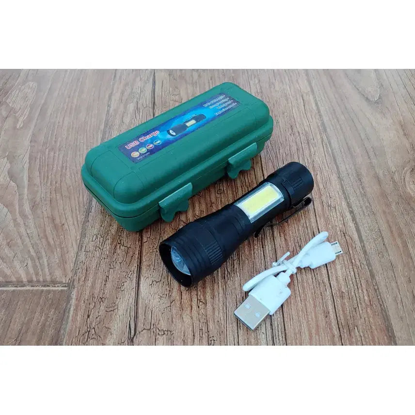 [BUNJANG] High-Performance Rechargeable LED Mini Zoom Flashlight Lantern COB Light PL818 G-373 / 고성능 충전식 LED 미니 줌 후레쉬 랜턴 COB등 PL818 G-373