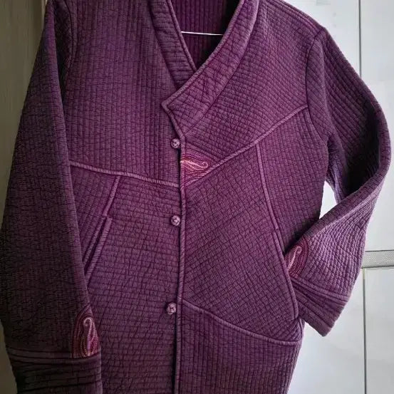 [BUNJANG] Purple Quilted Modern Hanbok Set / 보라색 누빔 새상품 개량한복 세트