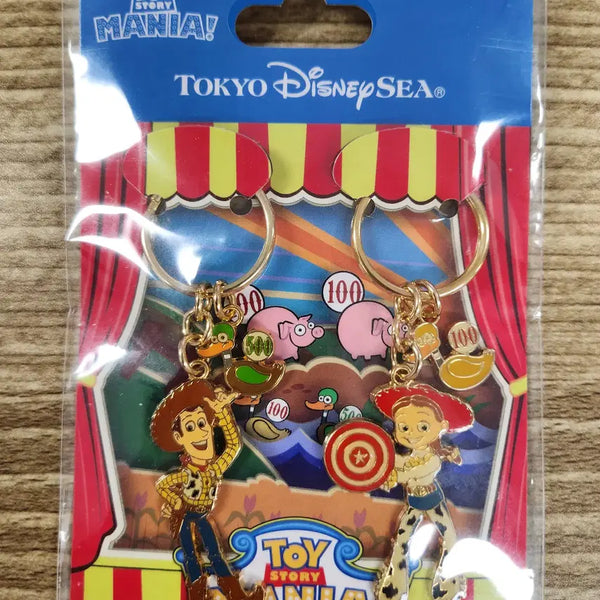 [BUNJANG] Tokyo DisneySea Toy Story Mania! Attraction Miniature Keychain Set / 도쿄 디즈니씨 토이스토리 마니아 키링