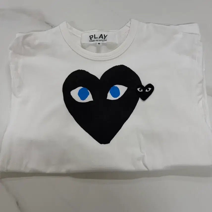 [BUNJANG] Comme des Garçons Black Big Logo T-Shirt / 꼼데가르송 블랙 빅 로고