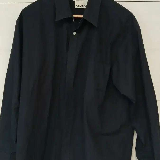 [BUNJANG] Have a good day Black Shirt Size 3 / 해브애드 3 사이즈 셔츠
