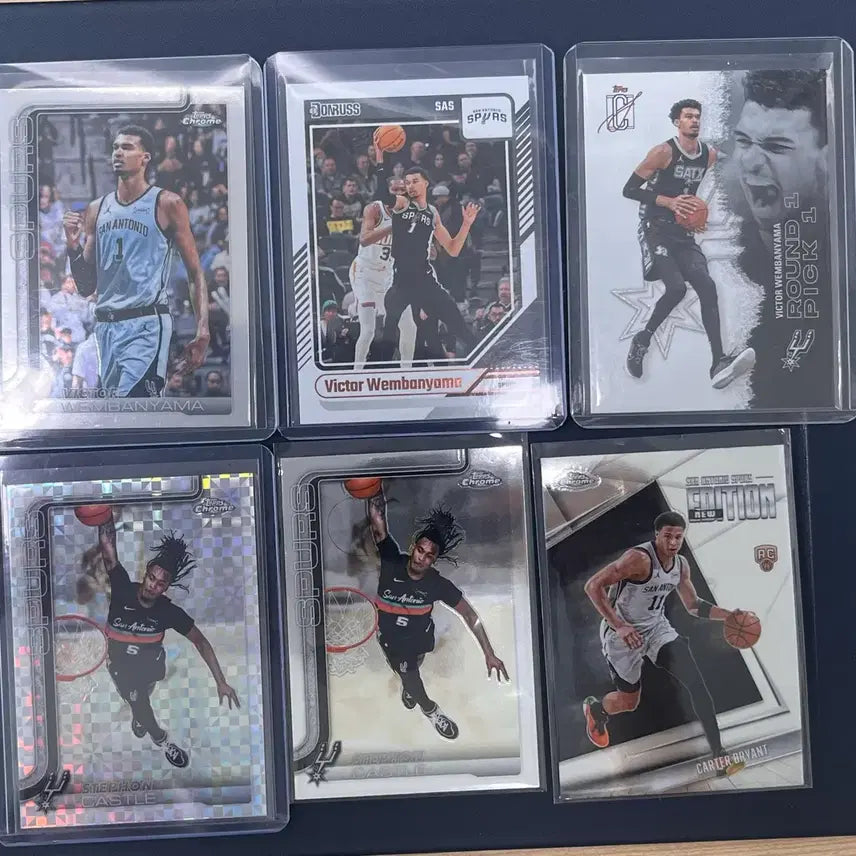 [BUNJANG] Victor Wembanyama NBA Tops Chrome Update Cards / [NBA] 웸반야마, 캐슬 등