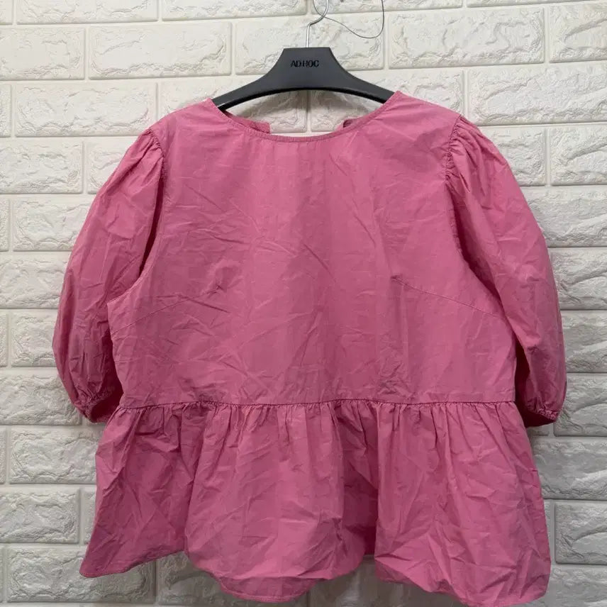 [BUNJANG] ON&ON Ribbed Blouse / 온앤온 백 리본 블라우스 55