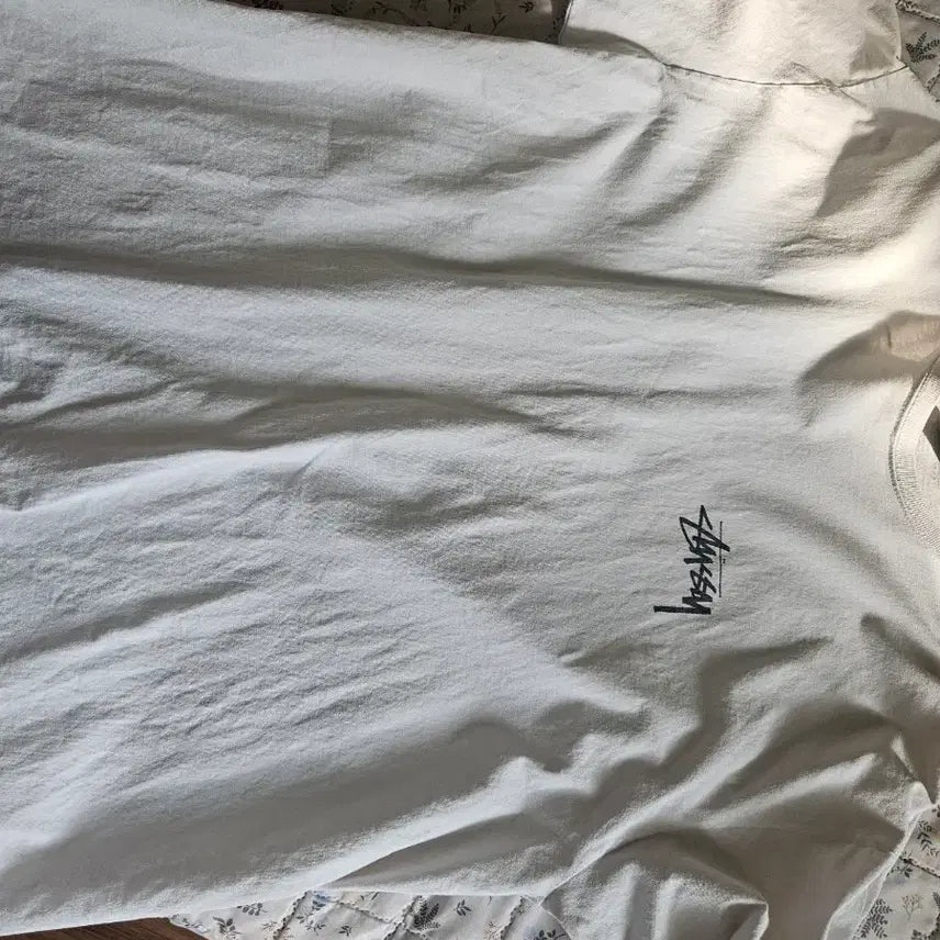 [BUNJANG] Stussy Cat Short Sleeve T-Shirt White / 스투시 고양이 반팔티 화이트