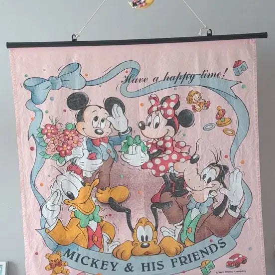 [BUNJANG] Disney Mickey & Minnie Fabric / 디즈니 미키미니 패브릭