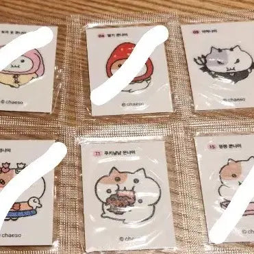 [BUNJANG] Jjonnyami Sticker Bundle Set / 쫀냐미 띠부씰 2장 일괄