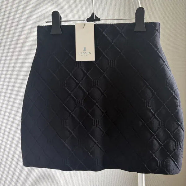 [BUNJANG] Lanvin Blanc Black Golf Skirt / 랑방블랑 블랙 골프스커트