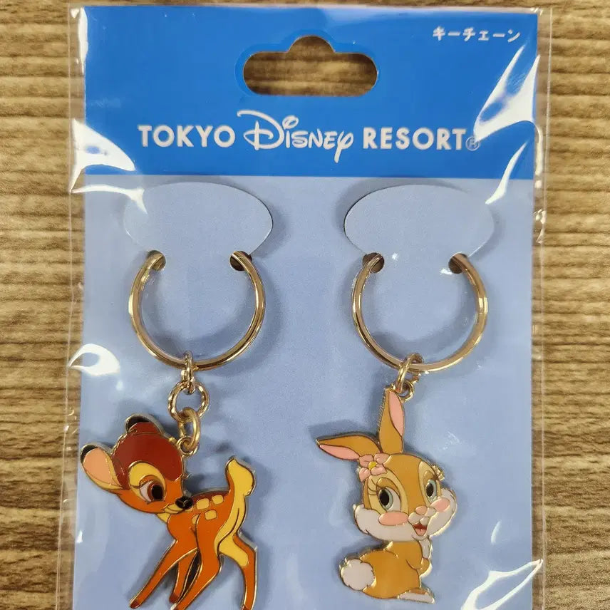 [BUNJANG] Tokyo Disneyland Bambi and Miss Bunny Best Friends Keychain / 도쿄 디즈니랜드 단짝 키링 (밤비, 미스 버니)