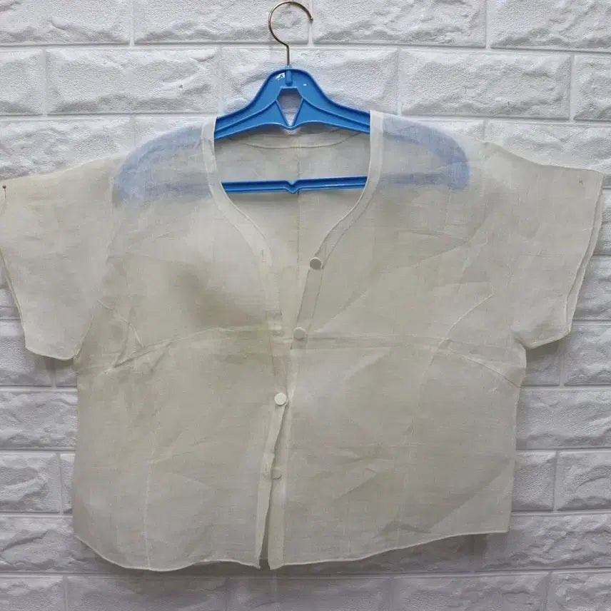 [BUNJANG] Ramie Shirt M / 159 모시셔츠 66M 키150-160/창고갤러리