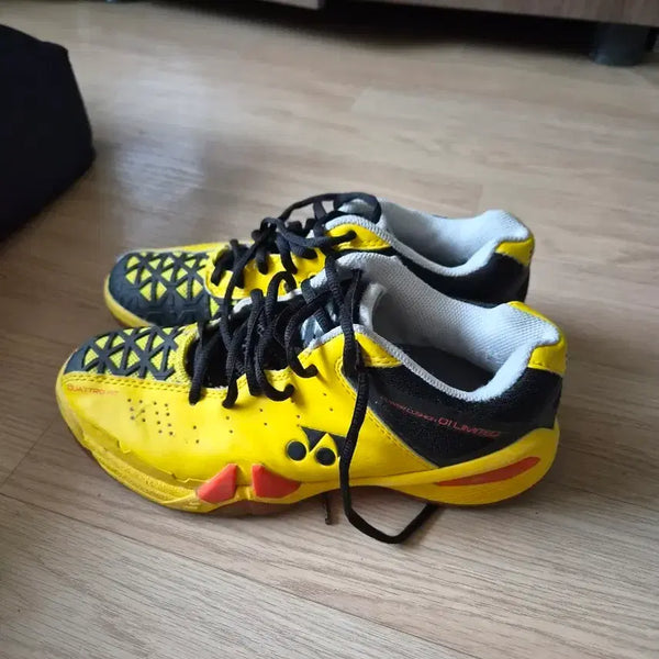 [BUNJANG] Yonex Power Cushion 01 Limited Badminton Shoes Yellow (235mm) / 요넥스 배드민턴화 옐로우 파워쿠션 LIMITED 235