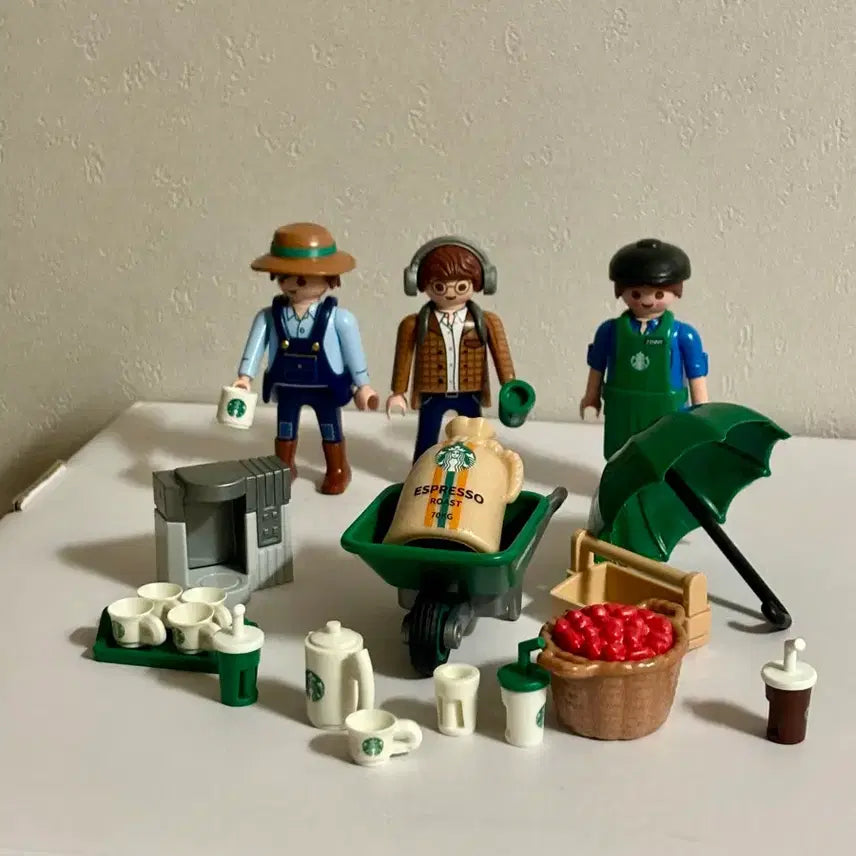 [BUNJANG] Starbucks Playmobil Figure Set / 스타벅스 플레이모빌 피규어
