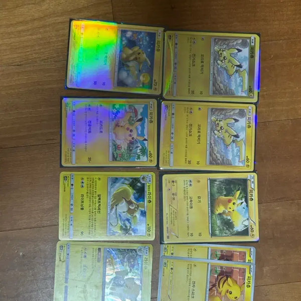 [BUNJANG] Pikachu & Raichu Card Collection Set / 피카츄썬문,달구경,30장덱등 + 라이츄세트 모음