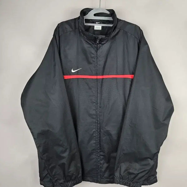 [BUNJANG] Nike Men's 3XL Black Zip-Up Windbreaker Jacket / [무료배송]나이키 3XL 남성 바람막이 집업 자켓 블랙 점퍼