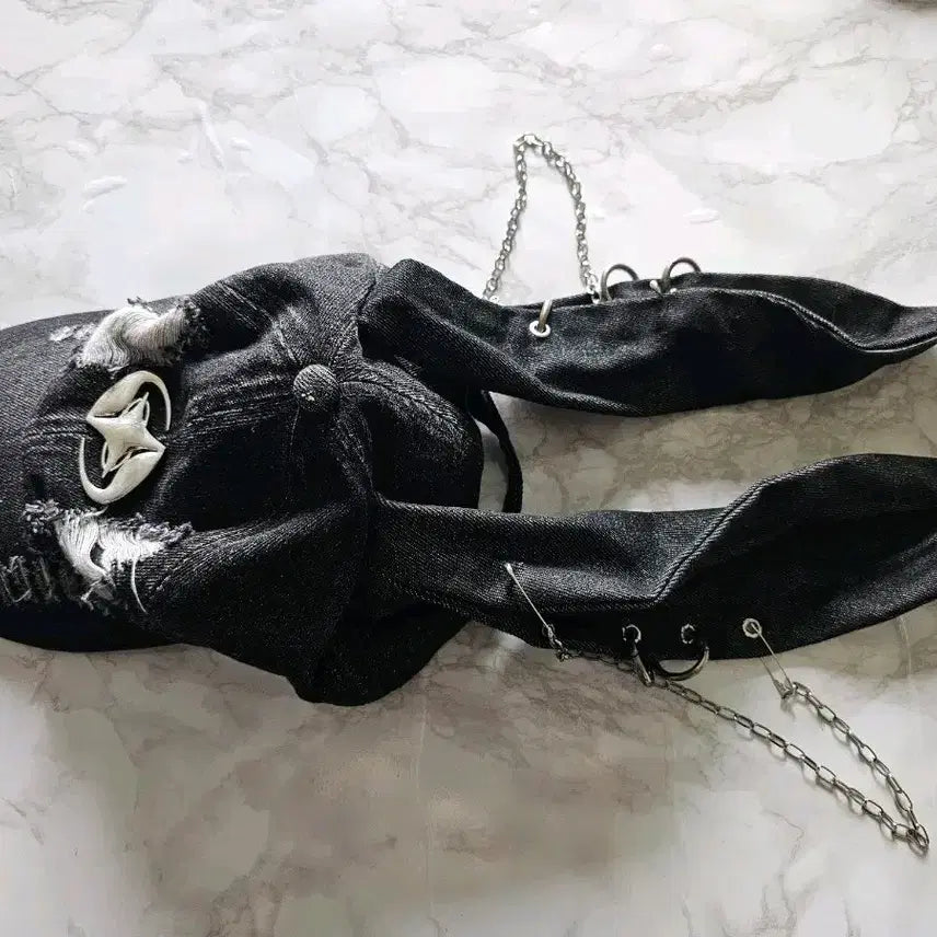 [BUNJANG] Y2K Denim Rabbit Ear Cap / Y2K 데님 토끼귀캡 뉴진스모자