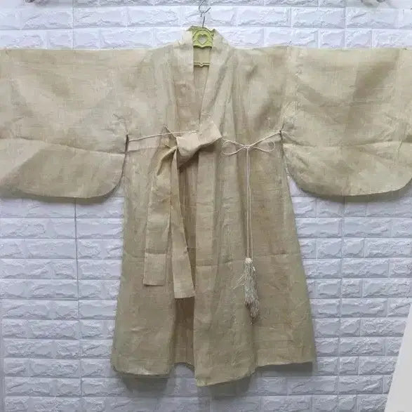 [BUNJANG] Hemp Dolman Durumagi Traditional Korean Coat for Men / 391  삼베도포 두루마기 남100 키175/창고갤러리