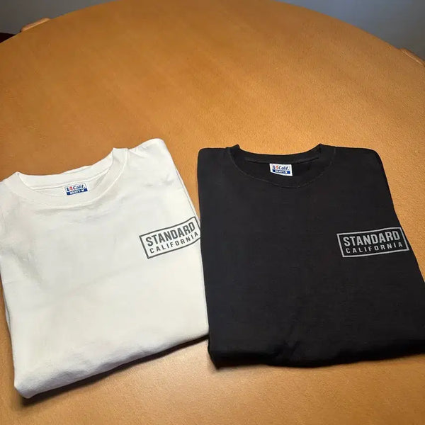 [BUNJANG] Standard California Heavyweight Box Logo Long Sleeve T-Shirt (Bundle Set) / 스탠다드 캘리포니아 헤비웨이트 롱슬리브 티셔츠 2개