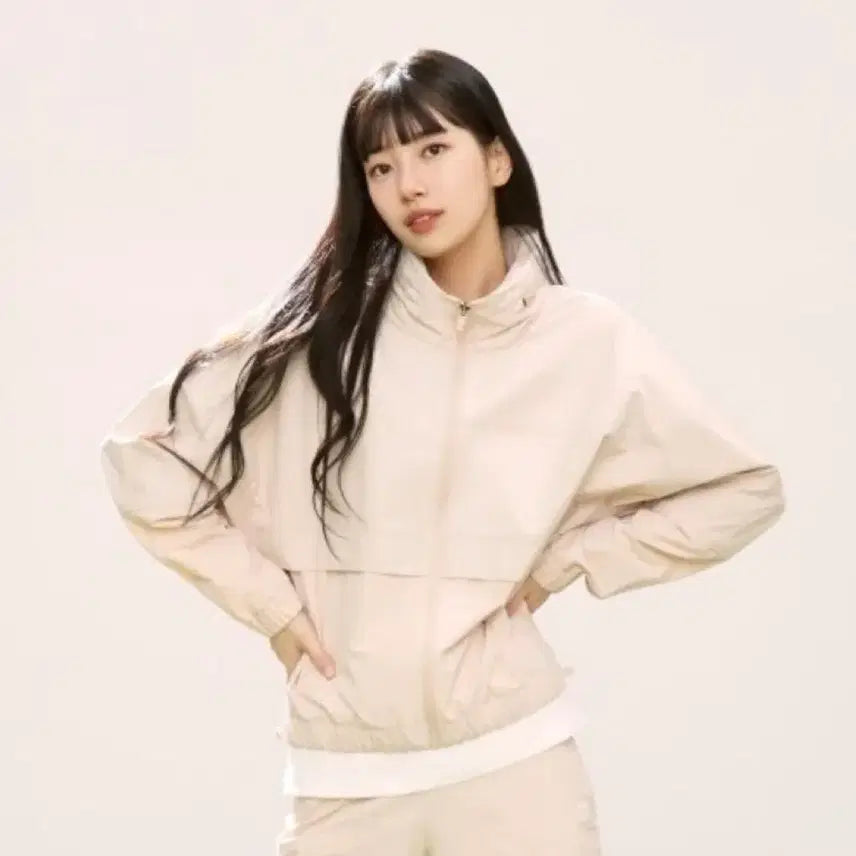 [BUNJANG] K2 Suzy GORE-TEX INFINIUM Windbreaker Beige / K2 케이투 수지 고어 인피니움 바람막이 95