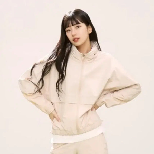 [BUNJANG] K2 Suzy GORE-TEX INFINIUM Windbreaker Beige / K2 케이투 수지 고어 인피니움 바람막이 95