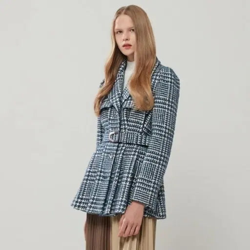 [BUNJANG] Egoist Tweed Half Jacket (Size 55) / 새상품 에고이스트 트위드 하프 자켓 55