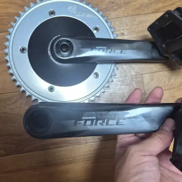 [BUNJANG] SRAM Force Carbon Disc Crankset with Sugino Zen 51T Chainring / 스램 포스 카본 디스크크랭크 스기노젠51t